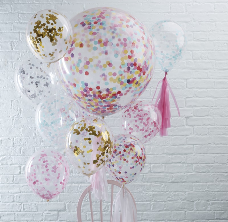 DIY Confetti Balloons How to Make Confetti Balloons Ginger Ray