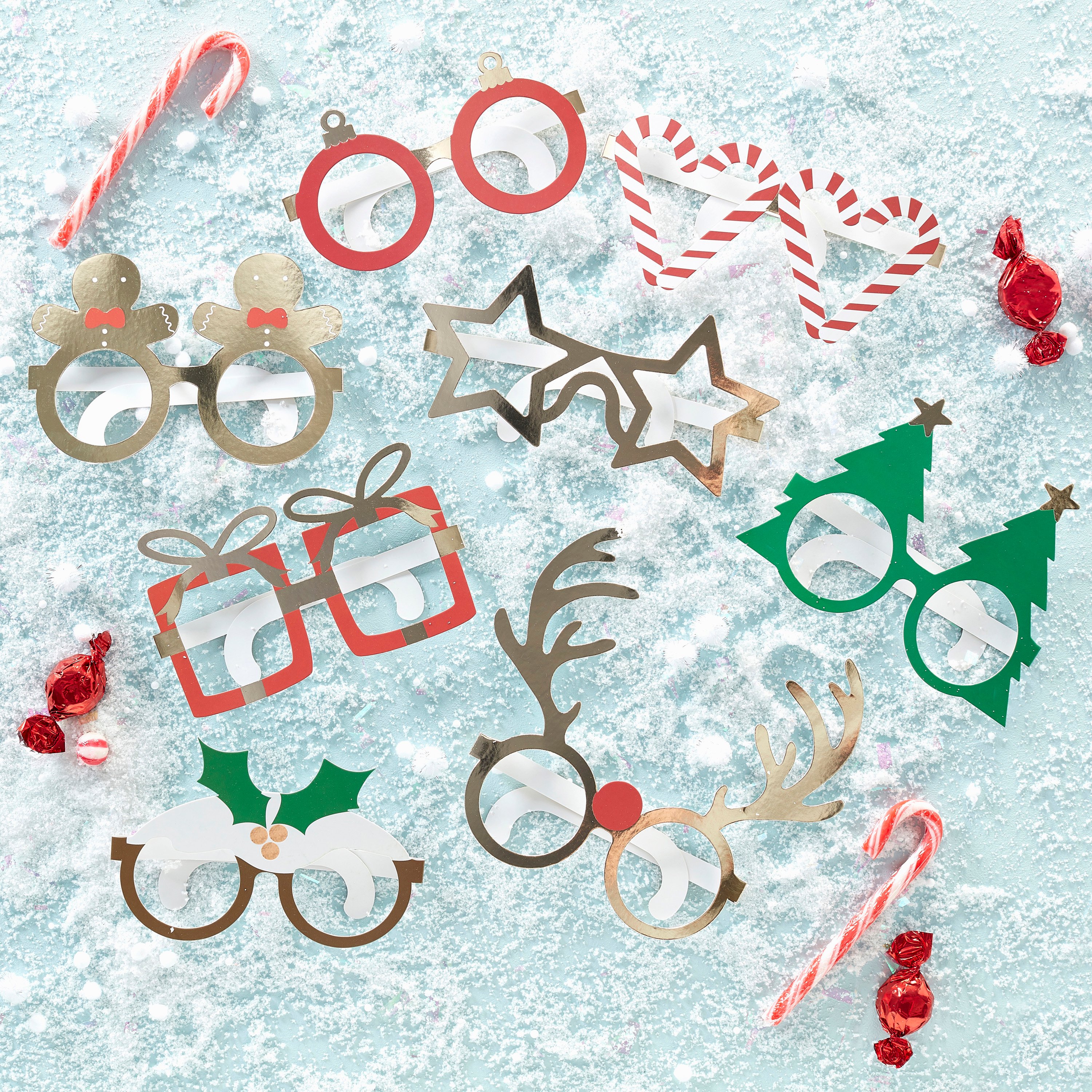 Xmas fun glasses discount