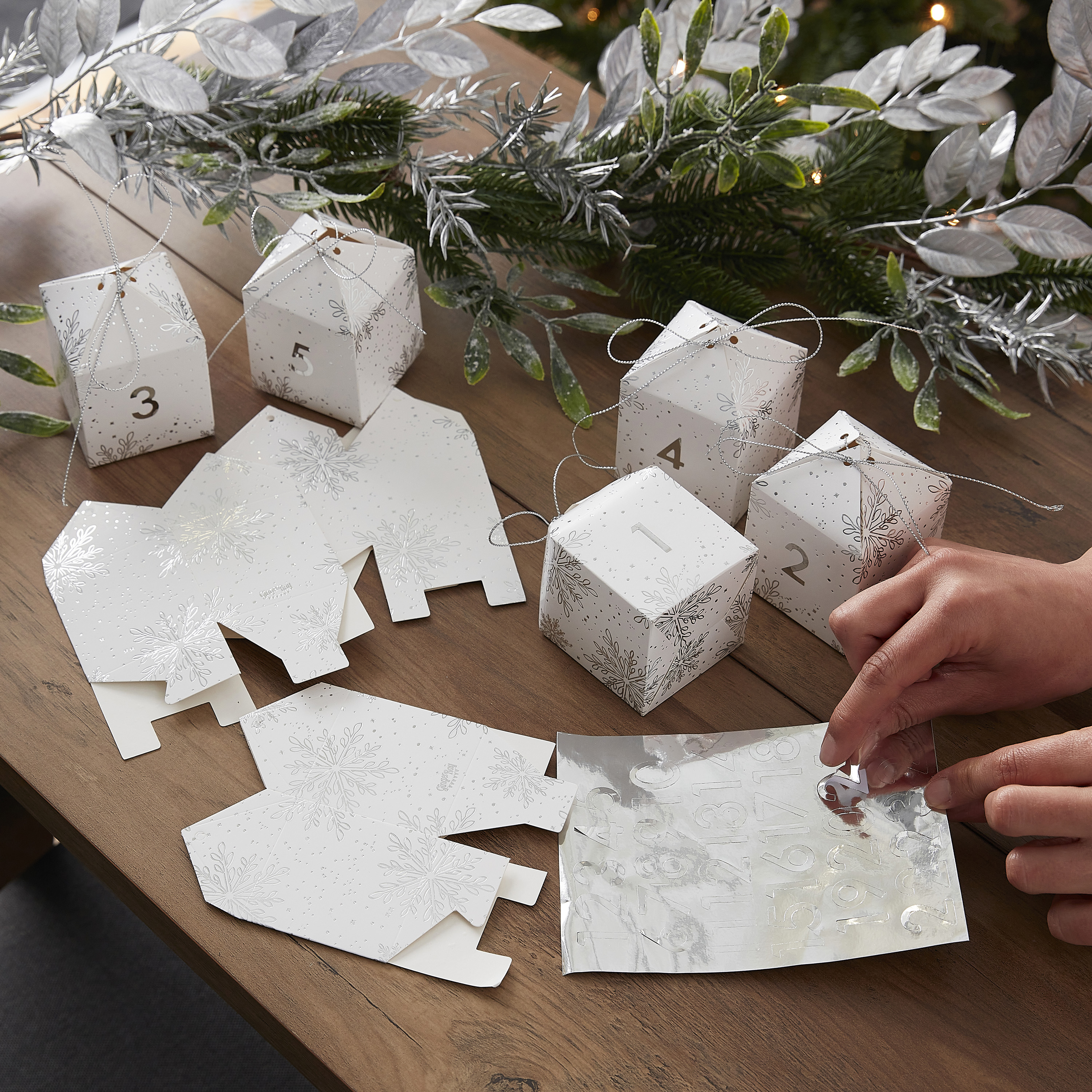 Fill Your Own Snowflake Advent Calendar Boxes Ginger Ray Fill Your Own Snowflake Advent Calendar Boxes Ginger Ray