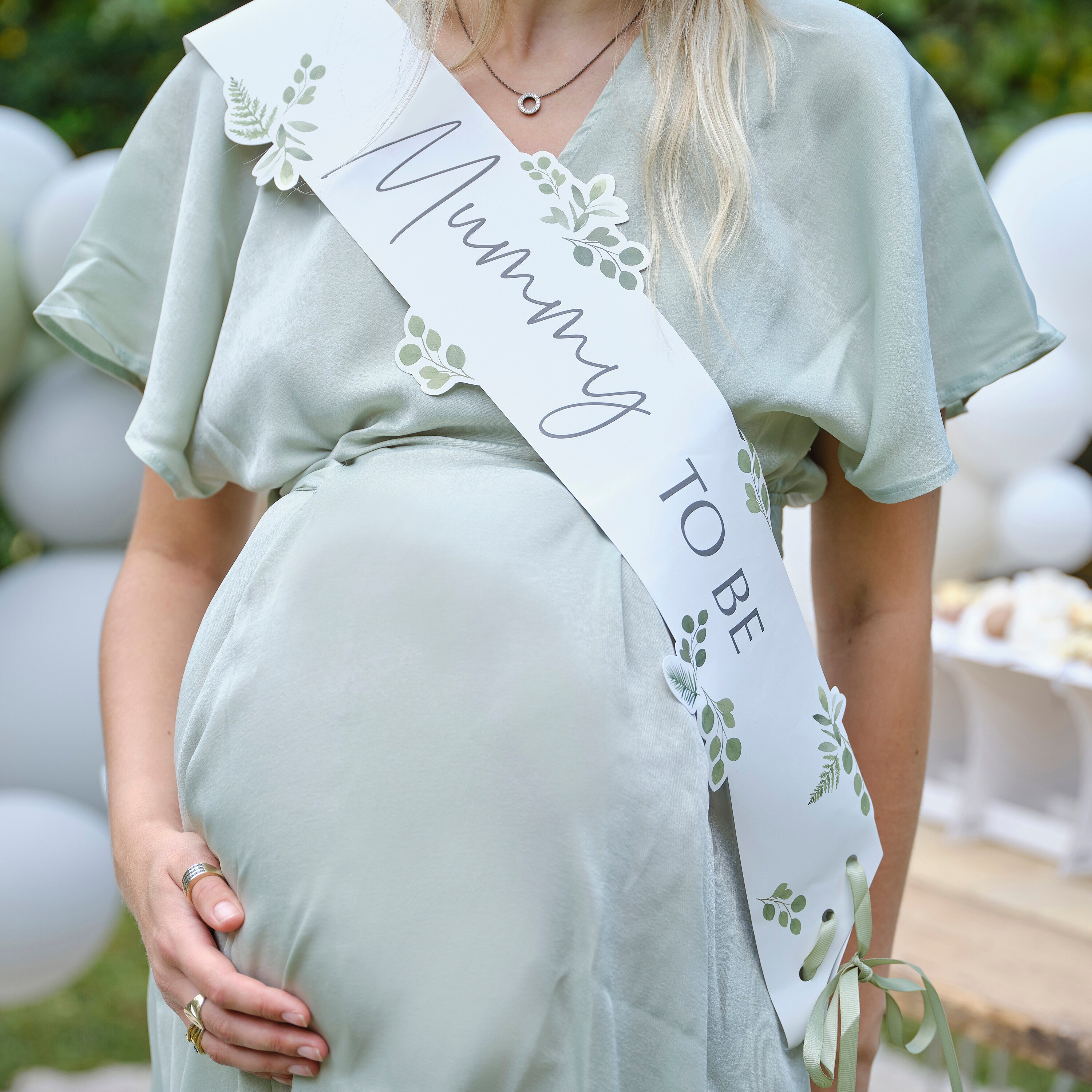Baby shower outlet sash