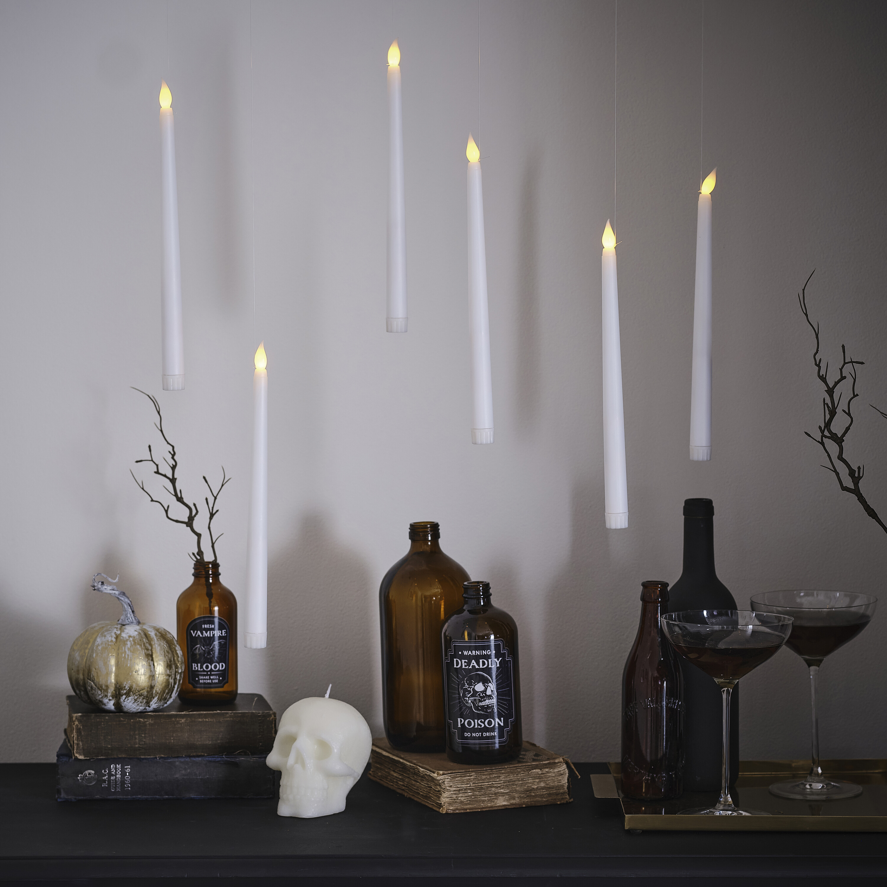 Halloween LED Floating Candles Ginger Ray
