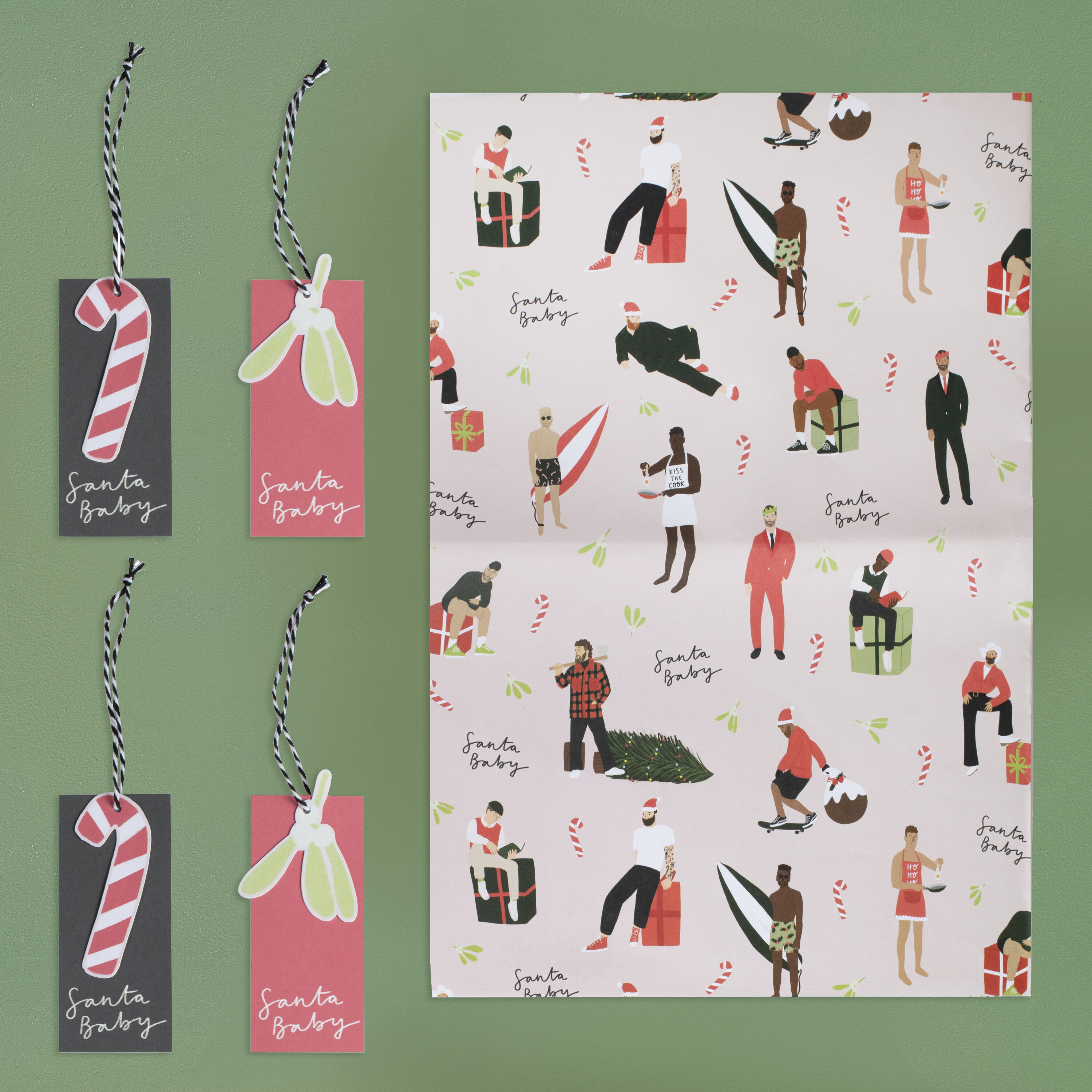 Christmas Boyfriends Gift Wrapping Paper Ginger Ray