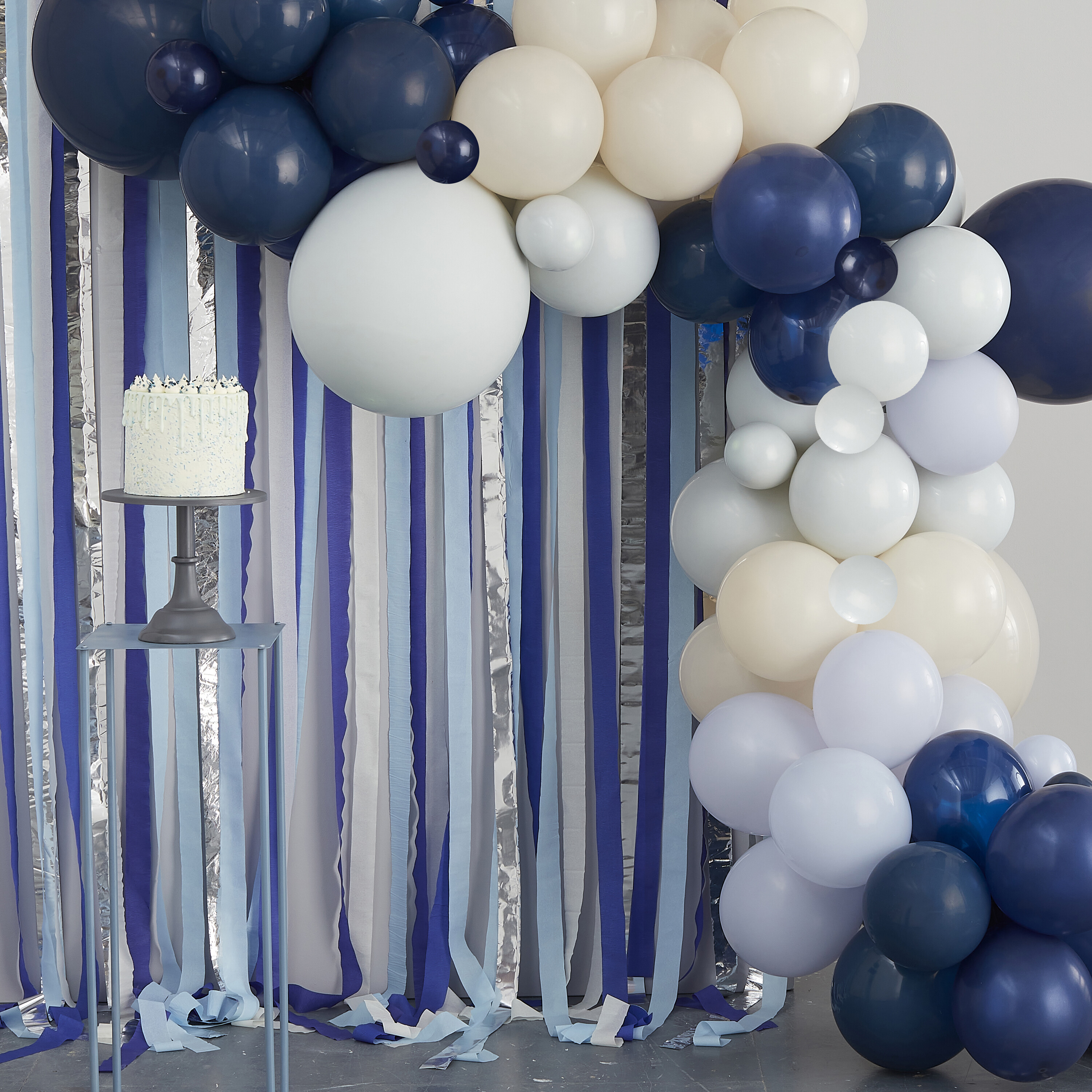 Blue Streamer Balloon Tails, Blue Balloon Strings, Blue Birthday  Decorations, Balloon Tassel, Blue Party Decorations 