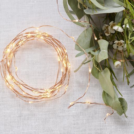 Rose gold twinkle lights store
