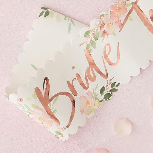 Bride to be sash ginger ray clearance