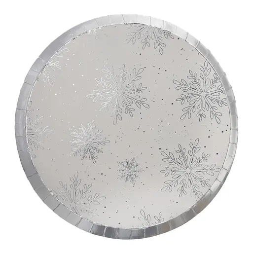 Silver christmas plates outlet