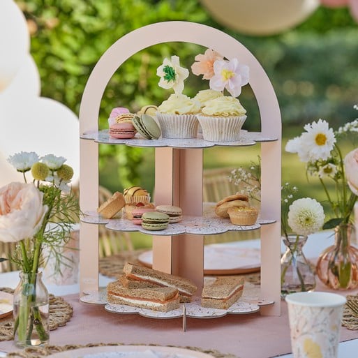 Tea party cake stand cheap