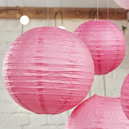 Pink paper lampshade online