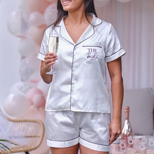 The Bride Pajama Set Medium Ginger Ray